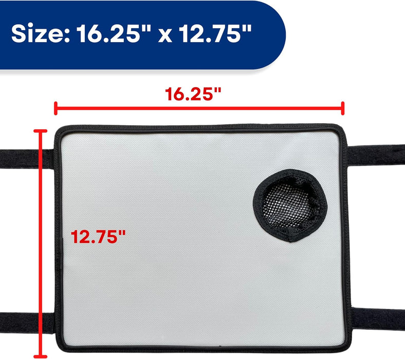 RMS Universal Walker Tray with Cup Holder – Multifunctional, Easy-to-Clean, Adjustable Fit