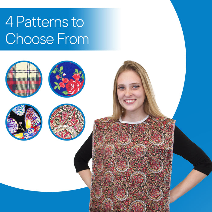 Washable Adult Bib (Vivid Butterfly)