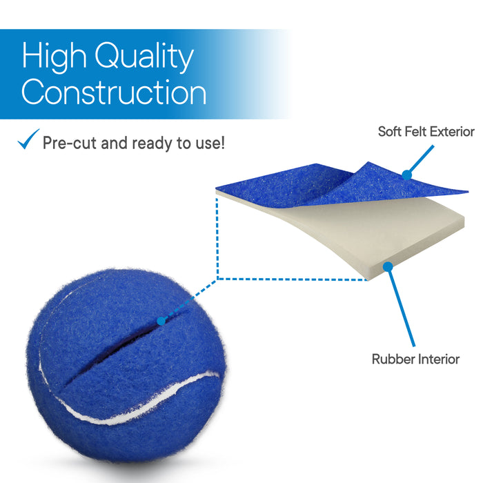 RMS - Blue Walker Glide Balls (4 pack)